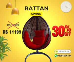 rattan swing high quality 