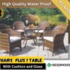 "Waterproof Outdoor Furniture – 4 Chairs 1 Table | High Quality Patio Set"