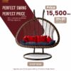 Excel Center Gujranwala Extra Wide Double Seater Swing 200kg Capacity Price 15500 PKR