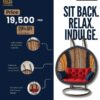 Excel Center Gujranwala Double Seater Hanging Egg Chair Swing Promo Banner Price 19500 PKR