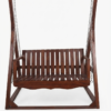 Classic Handcrafted Wooden Hanging Swing for Garden & Home