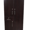 Dark Wood Multi-Storage Wardrobe