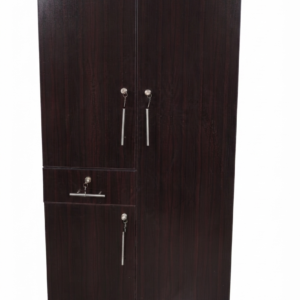 Dark Wood Multi-Storage Wardrobe