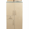 Light Wood-Finish Wardrobe with Storage Drawer - Excel Center Gujranwala