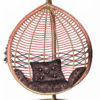 Luxury Red and Gold Hanging Rattan Swing Chair - Excel Center Gujranwala