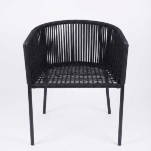 Modern Black Woven Accent Chair - Excel Center Gujranwala