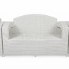 Modern White Woven Rattan Sofa Set - Excel Center Gujranwala
