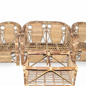 Natural Woven Rattan Furniture Set - Excel Center Gujranwala